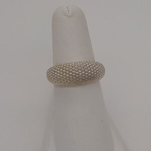 Women's Ring, Beaded Dome